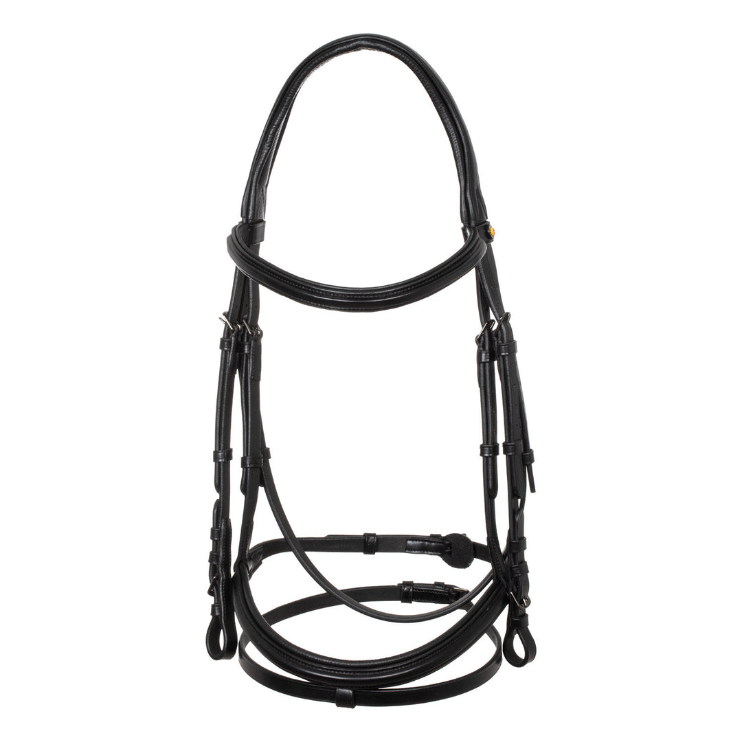 ANATOMIC LEATHER BRIDLE BLACK FITTING