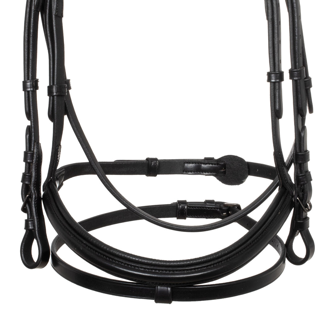 ANATOMIC LEATHER BRIDLE BLACK FITTING