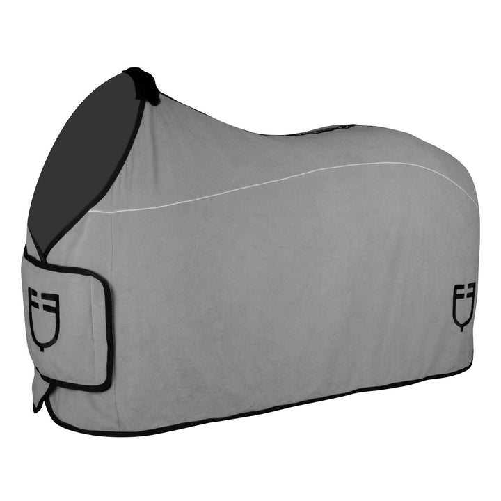 Fleece rug with flap front closure GREY