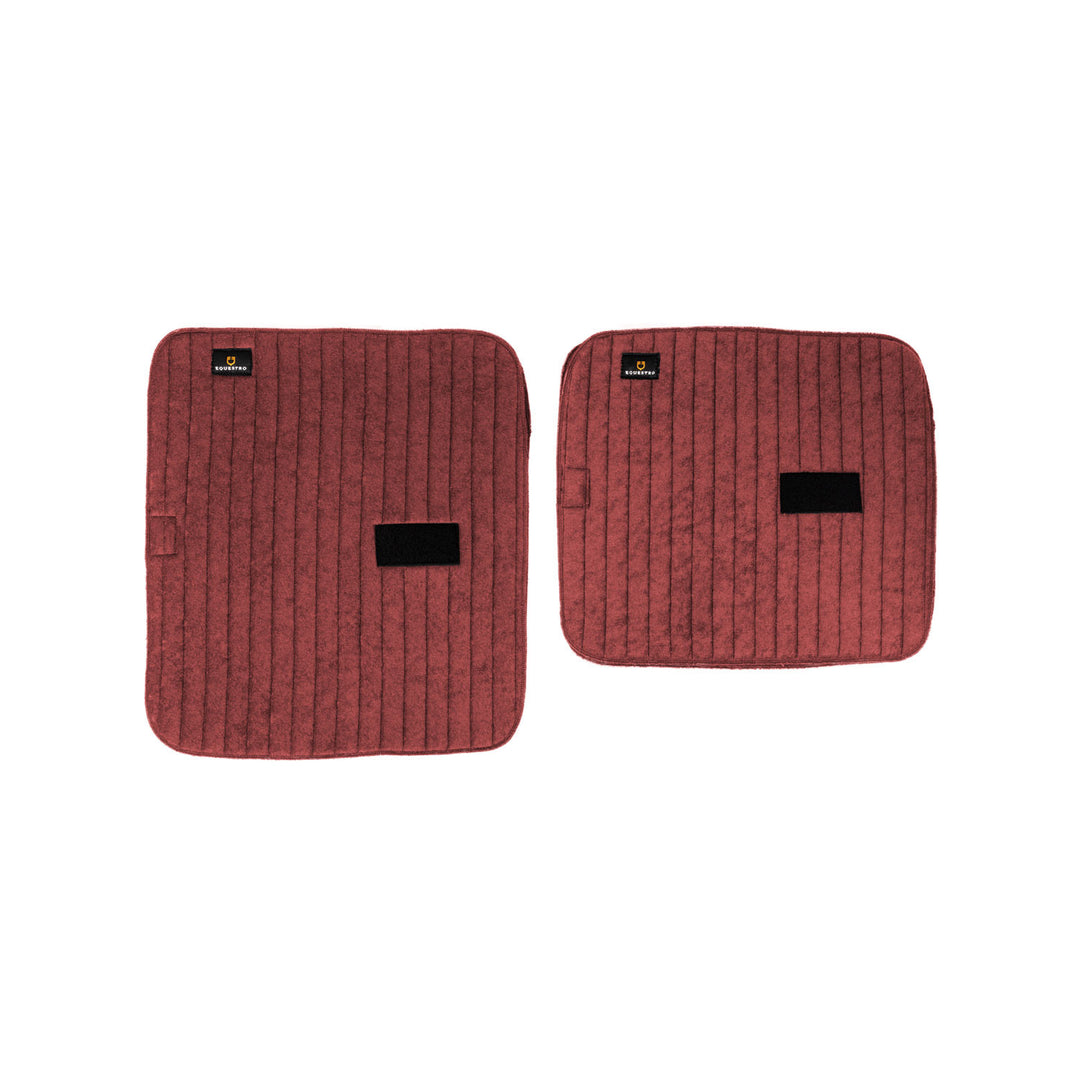TERRY CLOTH UNDERPADS (4PCS) BURGUNDY