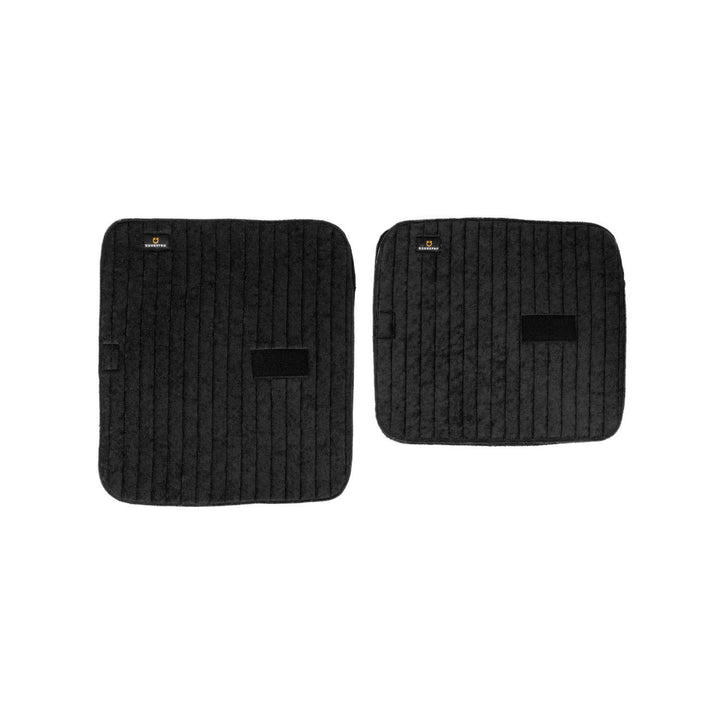 TERRY CLOTH UNDERPADS (4PCS) BLACK