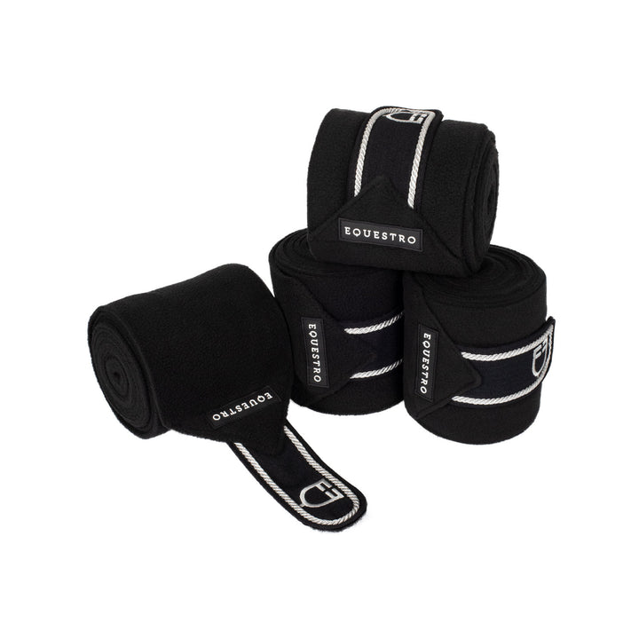 Breathable fleece bandages BLACK