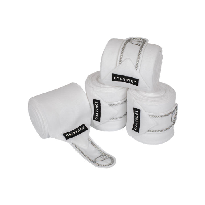 Breathable fleece bandages WHITE