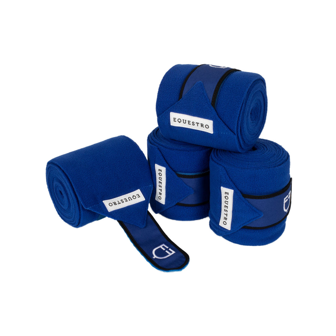 Fleece bandages with hook-and-loop fastening ROYAL/BLACK
