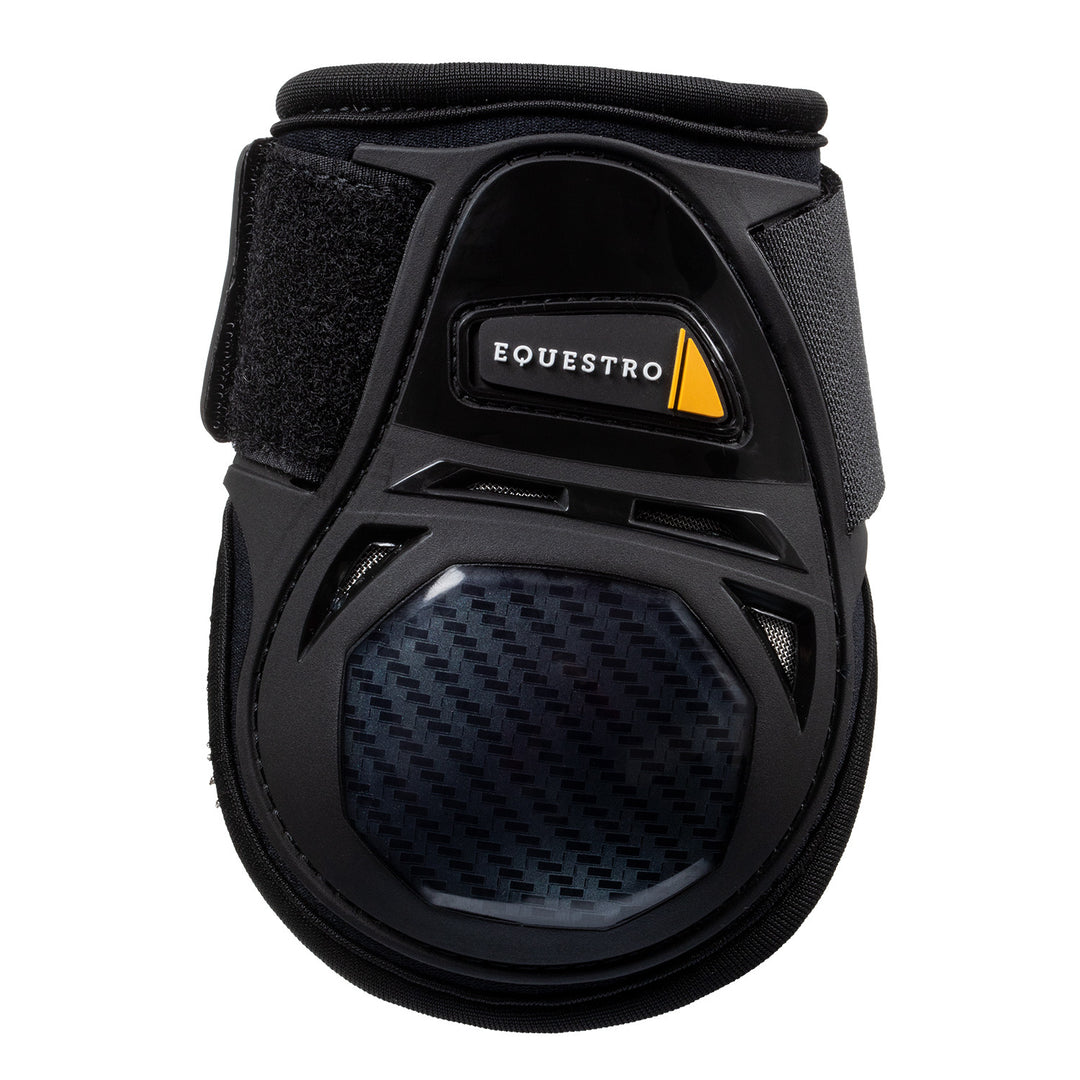 Neoprene fetlock boots hook-and-loop closure BLACK