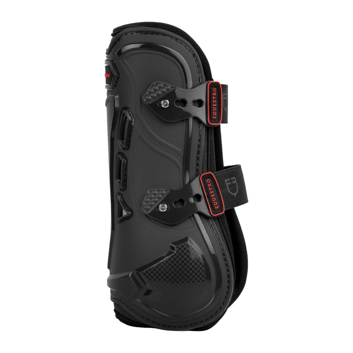 Polyurethane tendon boots with neoprene paddi BLACK