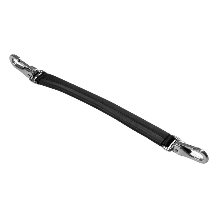 Leather strap for saddle BLACK