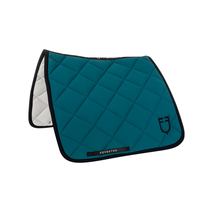 Dressage saddle pad in technical fabric PETROL (548C)