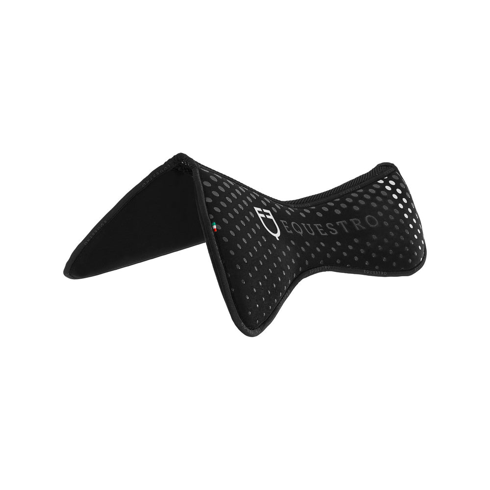 Memory foam pad silicone grip and logo BLACK