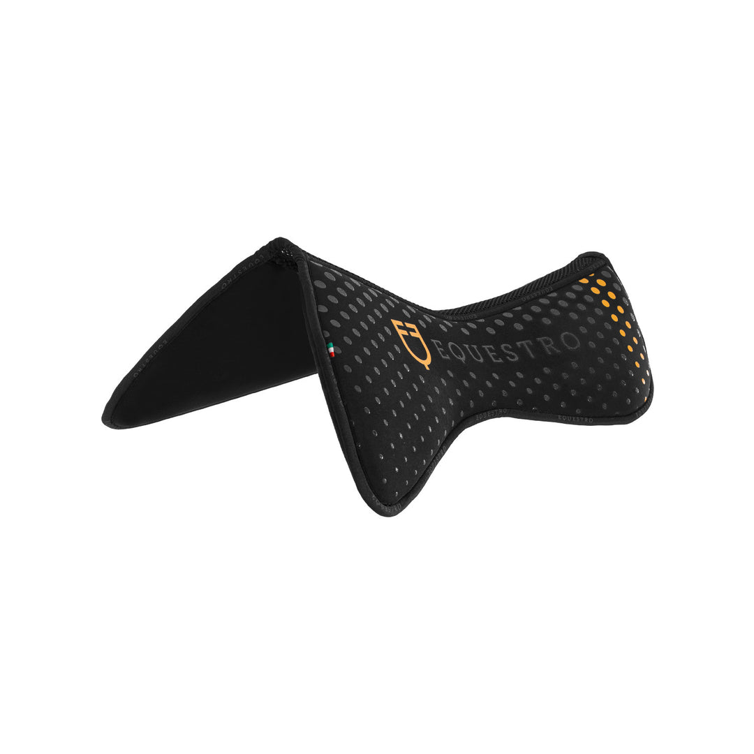 Memory foam pad silicone grip and logo BLACK