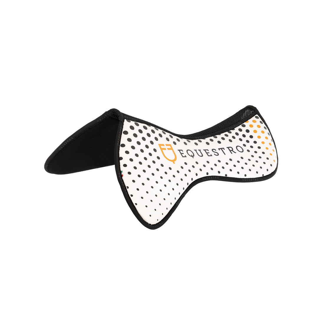 Memory foam pad silicone grip and logo WHITE
