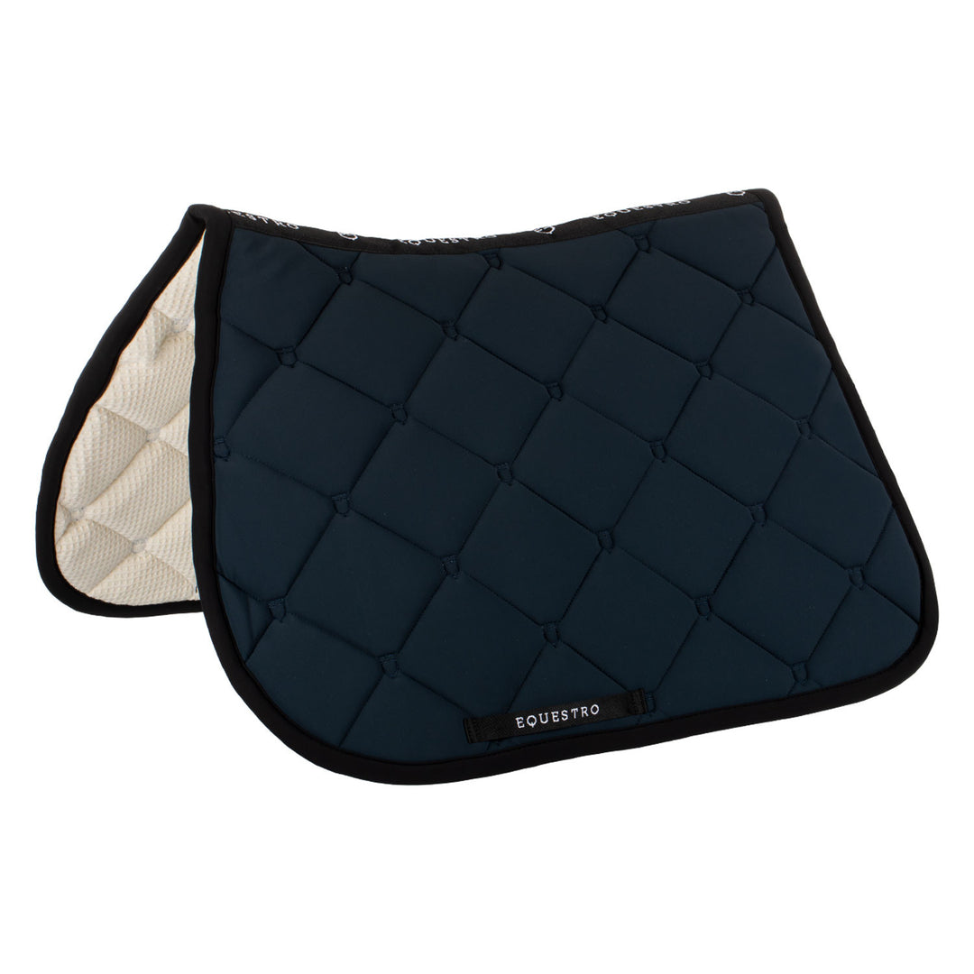 Jumping saddle pad in technical fabric NAVY (19-4021)