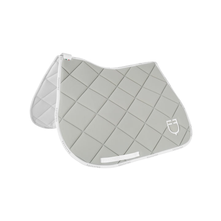 Jumping saddle pad technical fabric with logo