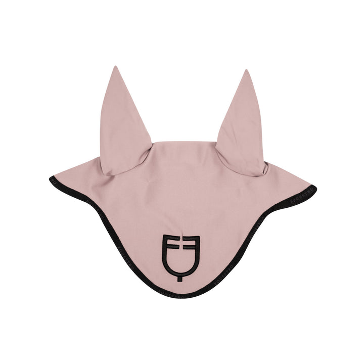 Fly veil in technical fabric with logo CAMEO ROSE (14-1310)/BLACK