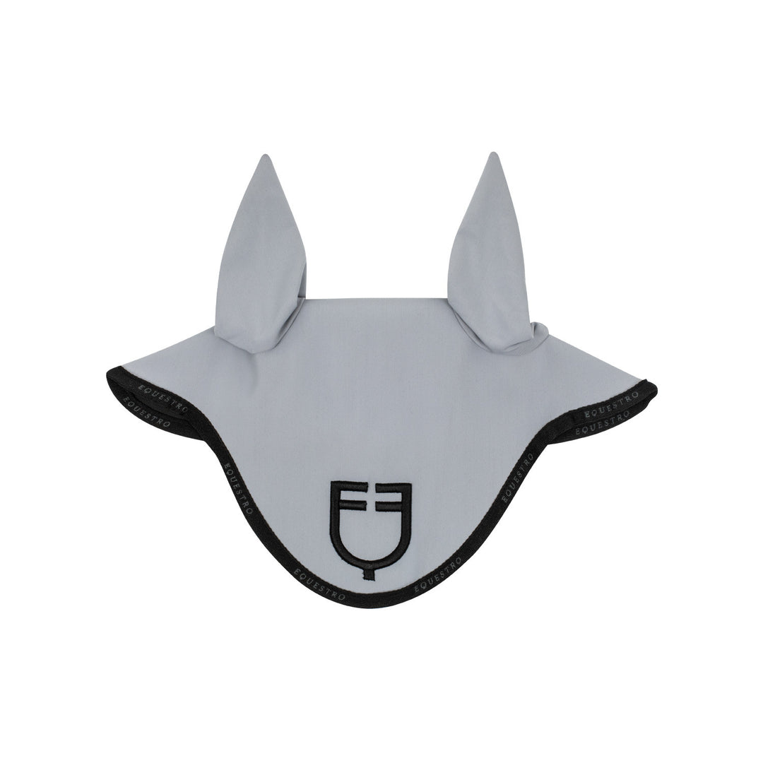 Fly veil in technical fabric with logo GREY/BLACK