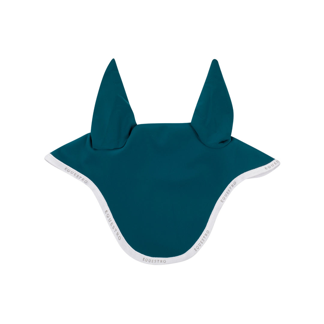 Fly veil in technical fabric PETROL/WHITE