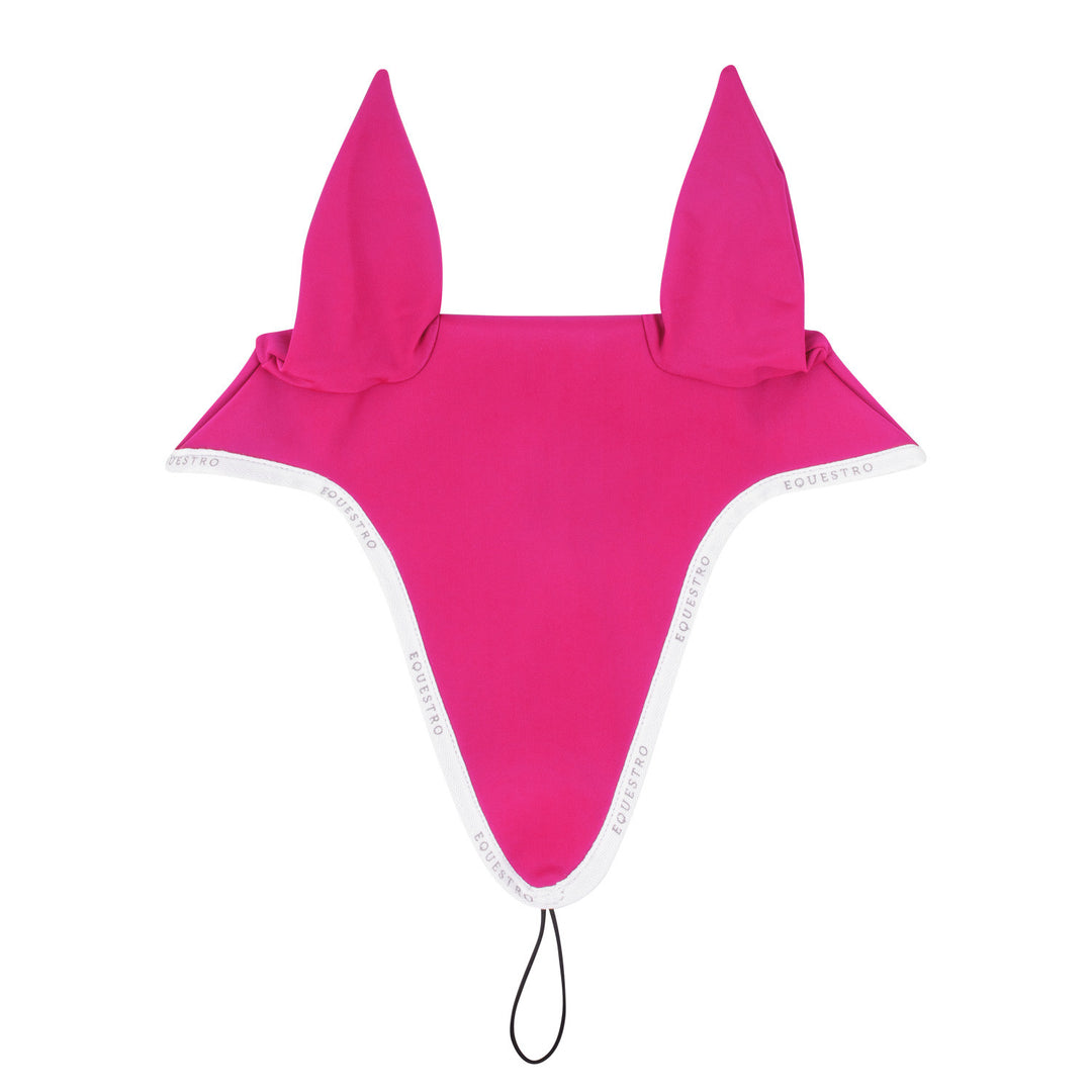 Fly veil in technical fabric with noseband at FUCSIA/WHITE