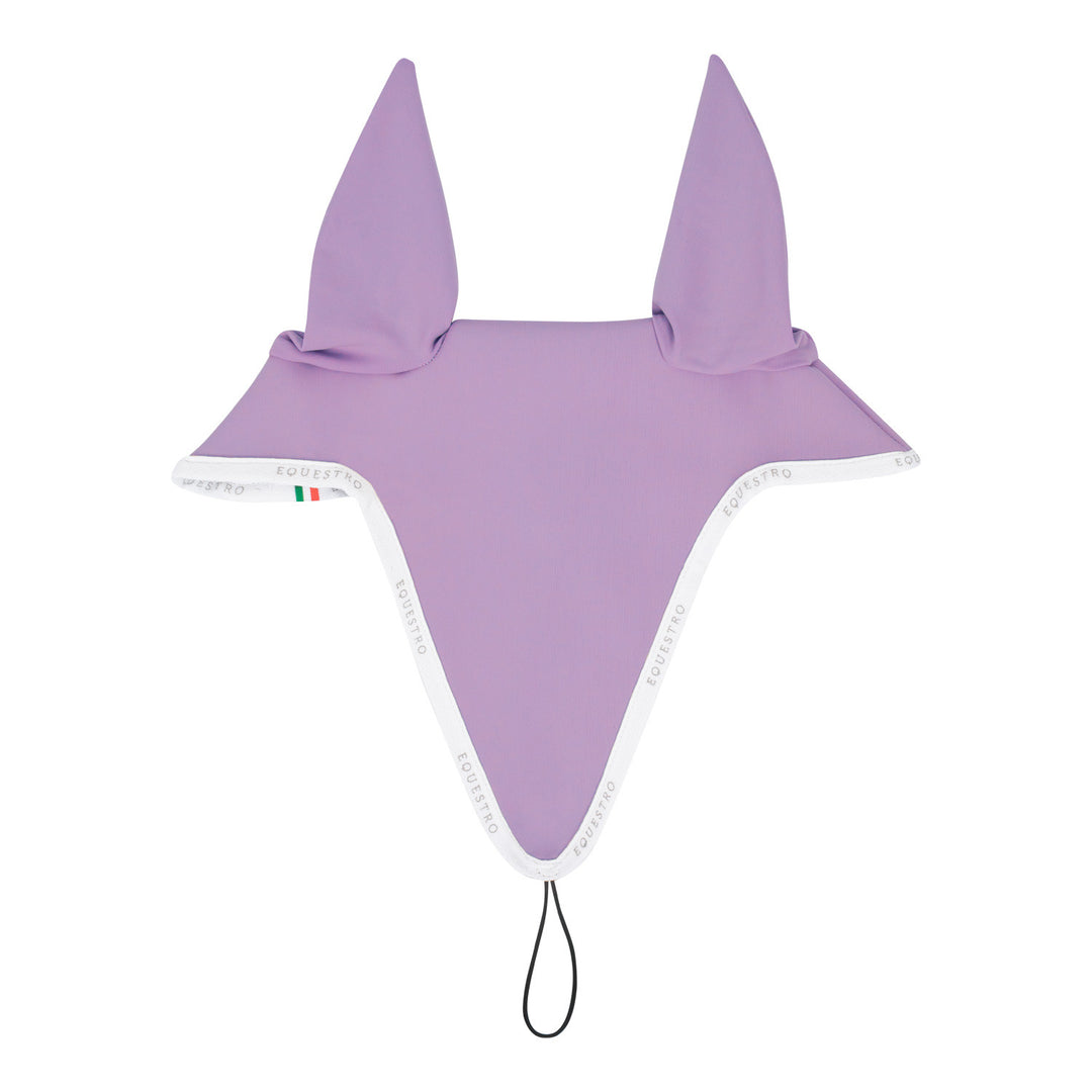 Fly veil in technical fabric with noseband at LILLA/WHITE