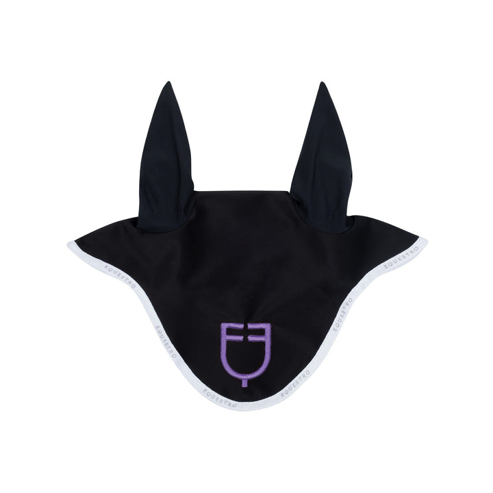 Fly veil in technical fabric with multicolor  BLACK/WHITE/DAHLIA PURPLE (17-3834)