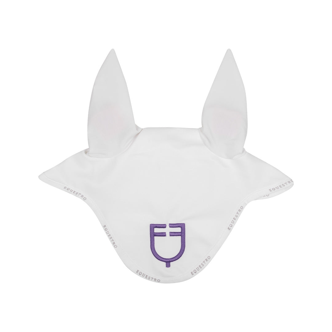 Fly veil in technical fabric with multicolor  WHITE/HITE/DAHLIA PURPLE (17-3834)