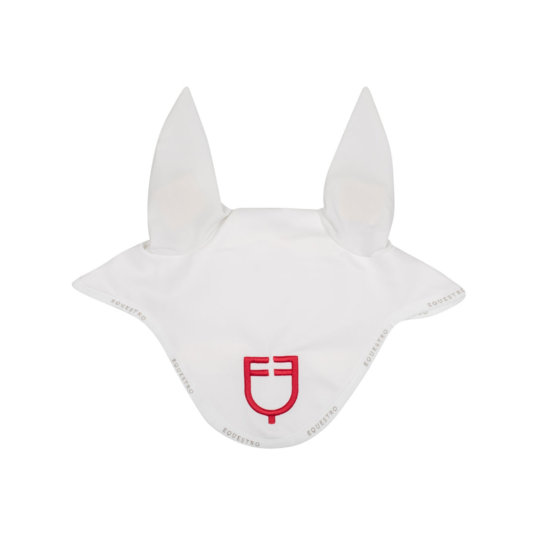 Fly veil in technical fabric with multicolor  WHITE/WHITE/POPPY RED (17-1664)
