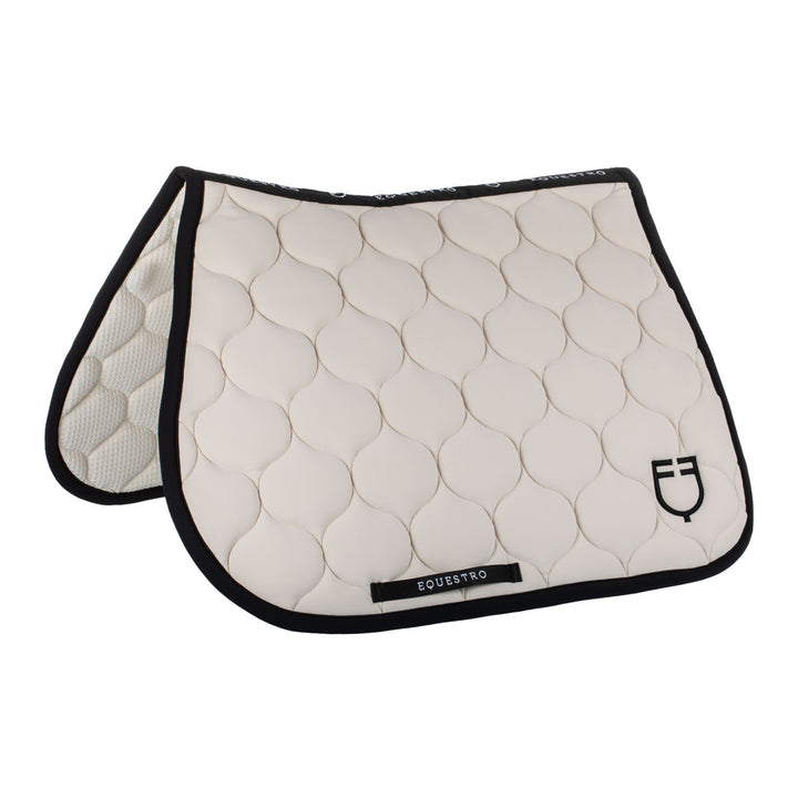 Jumping saddle pad with onion quilting BEIGE (130000)