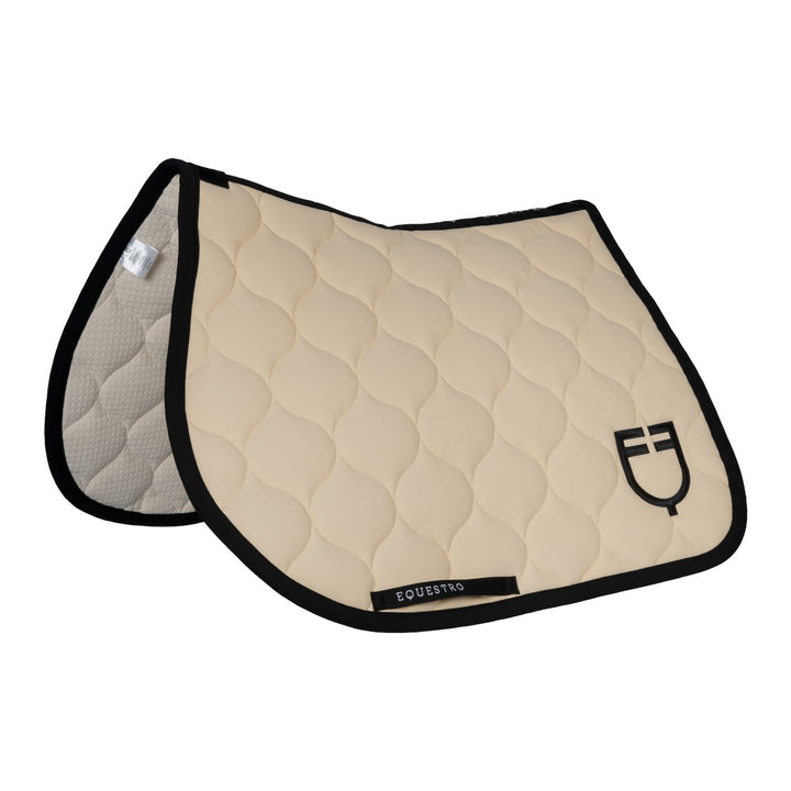 Jumping saddle pad with onion quilting OXFORD TAN (15-1306)