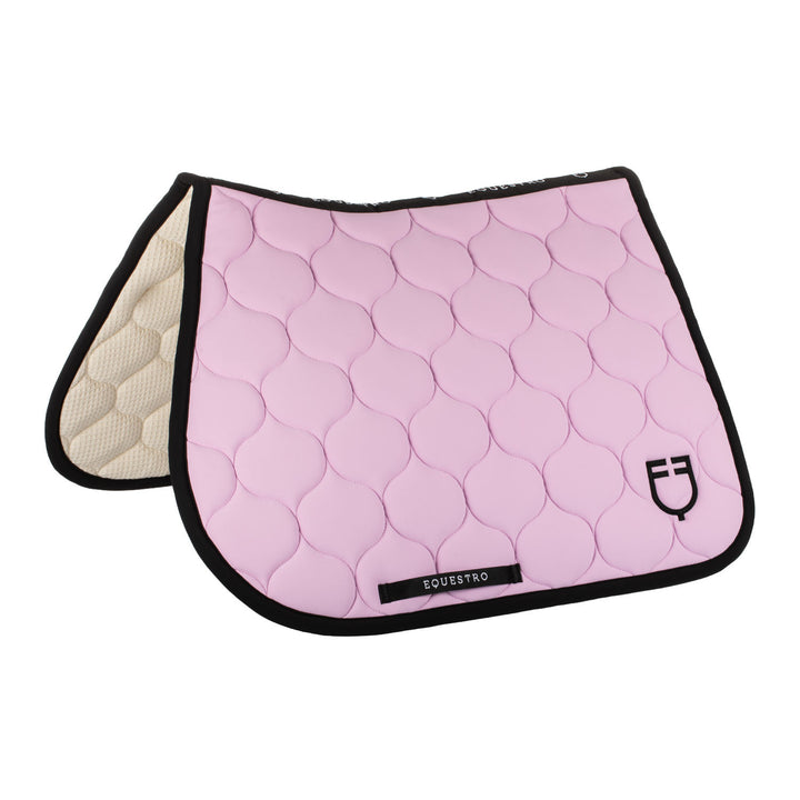 Jumping saddle pad with onion quilting ORCHID BOUQUET (15-3412)
