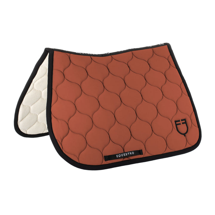 Jumping saddle pad with onion quilting REDWOOD (18-1443)