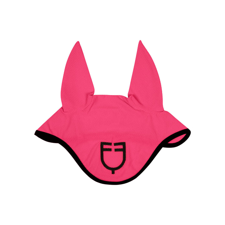 Perforated fabric fly veil with logo HONEYSUCKLE (18-2120)