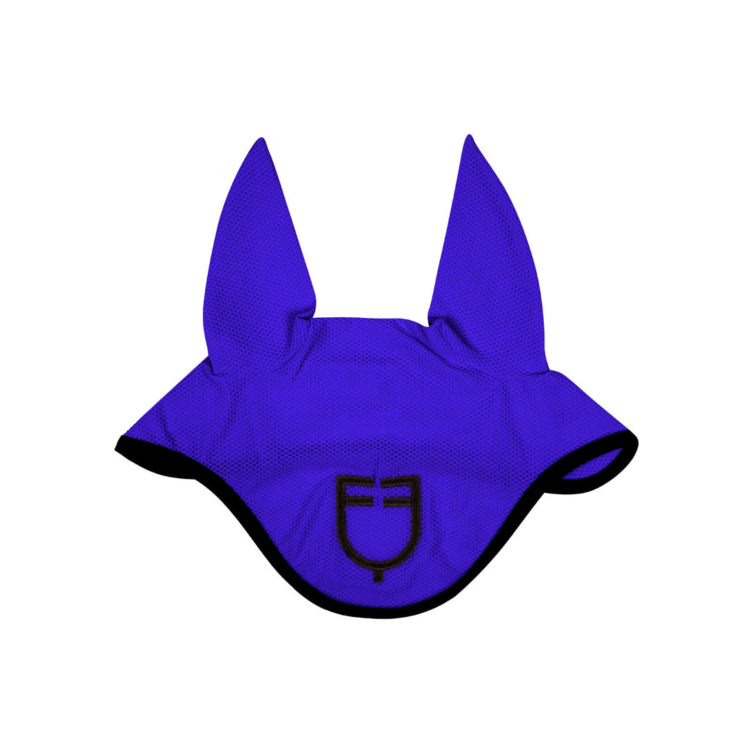 Perforated fabric fly veil with logo SODALITE BLUE (19-3953)