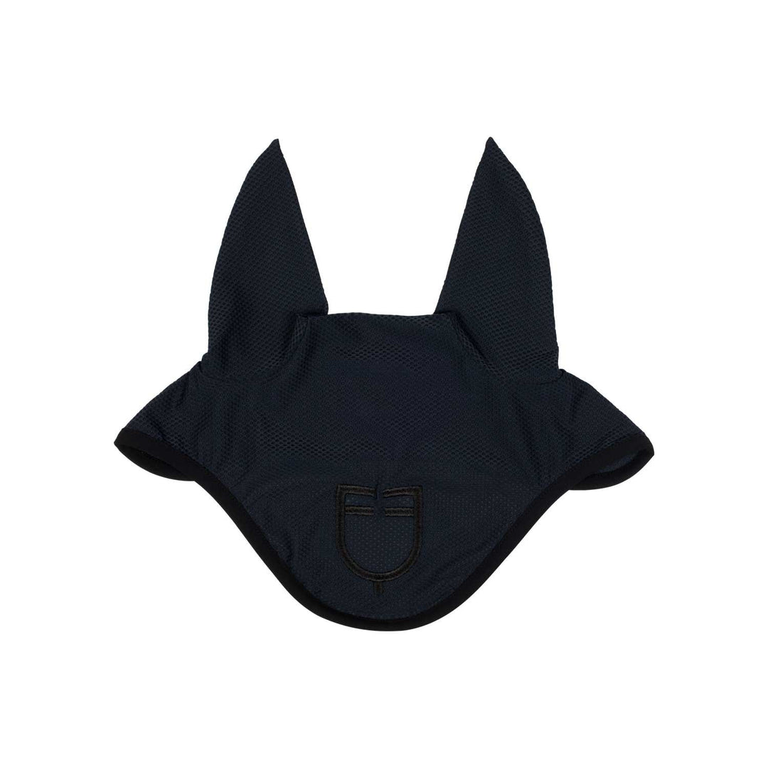 Perforated fabric fly veil with logo NAVY (19-4021)