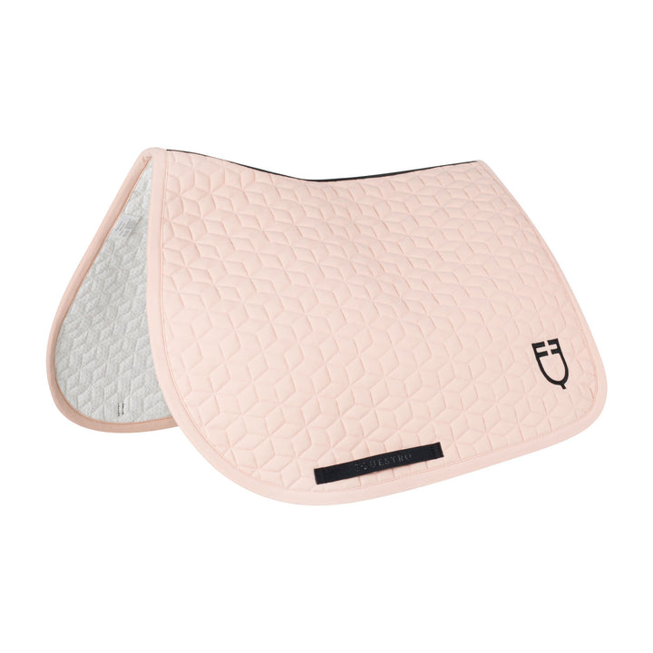 Jumping saddle pad cube quilting CAMEO ROSE (14-1310)