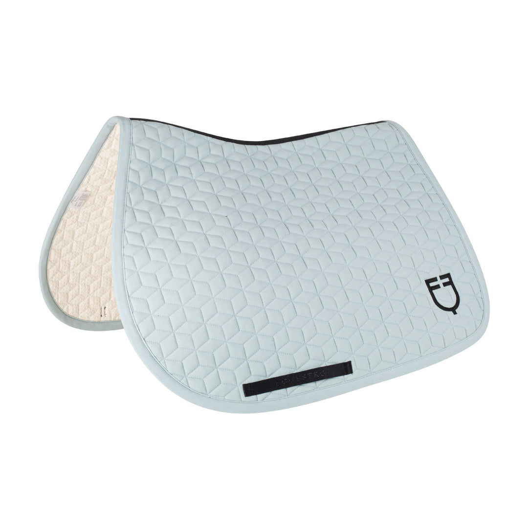 Jumping saddle pad cube quilting GREY MIST (15-4706)