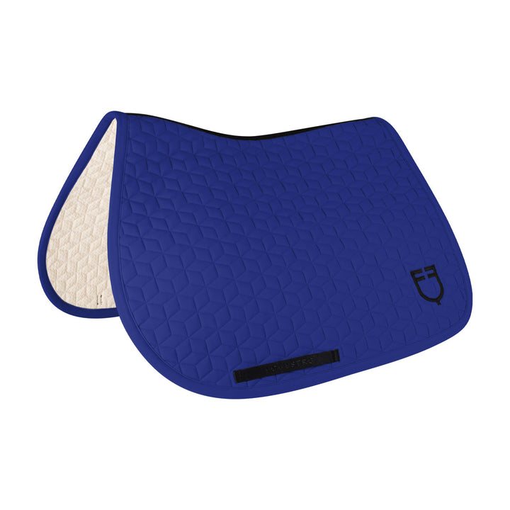 Jumping saddle pad cube quilting SODALITE BLUE (19-3953)