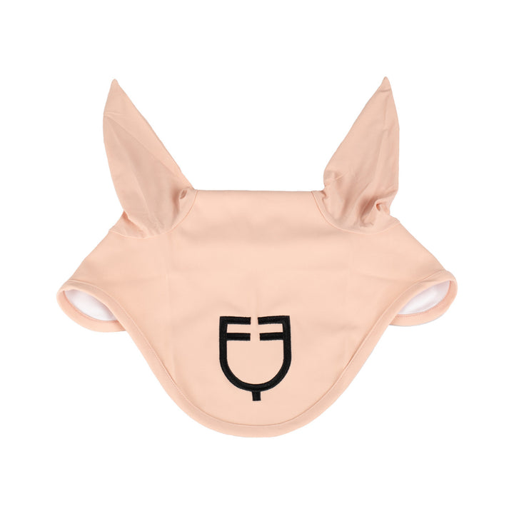 Fly veil stretch technical fabric with logo CAMEO ROSE (14-1310)