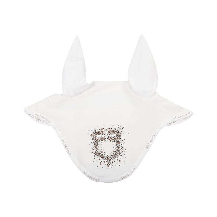 Fly veil technical fabric glitter logo WHITE