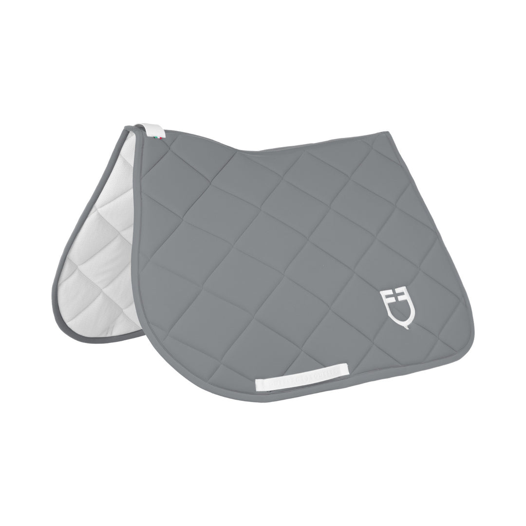 Padded GP jumping saddle pad with honeycomb i GREY/WHITE