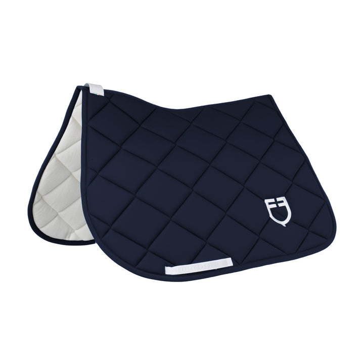 Padded GP jumping saddle pad with honeycomb i NAVY/WHITE