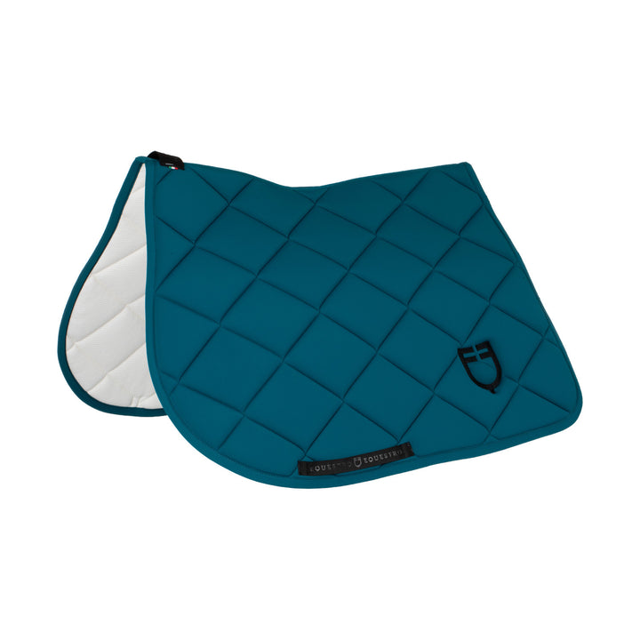 Padded GP jumping saddle pad with honeycomb i PETROL/BLACK