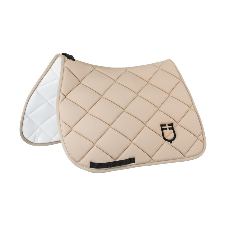 Padded GP jumping saddle pad with honeycomb i SAND/BLACK