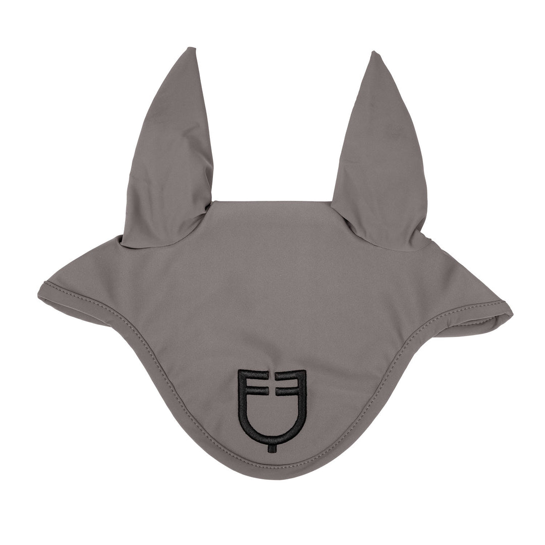 Fly veil in technical fabric with logo GREY/BLACK