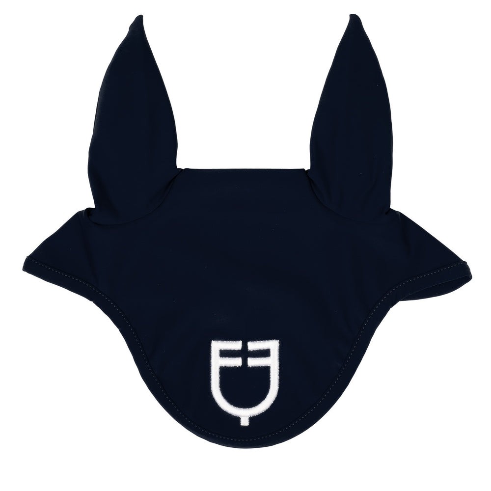 Fly veil in technical fabric with logo NAVY/WHITE