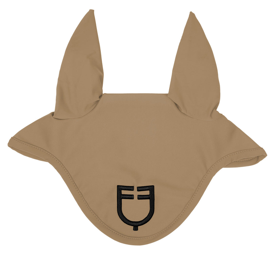 Fly veil in technical fabric with logo SAND/BLACK