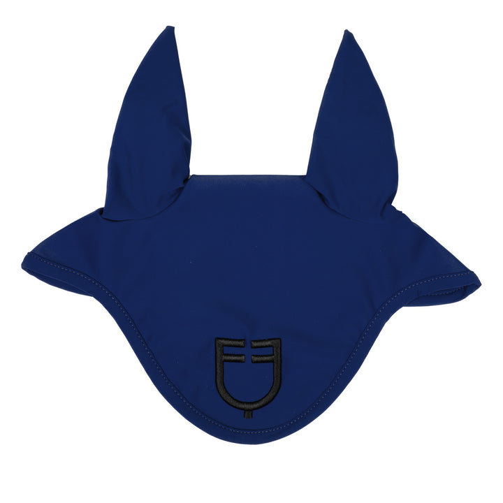 Fly veil in technical fabric with logo SEA/BLACK
