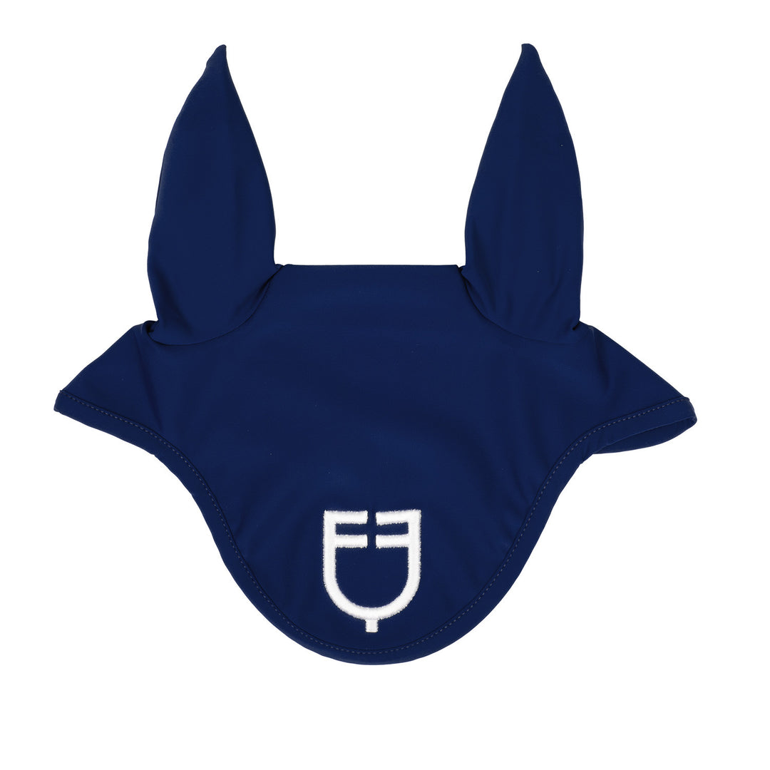 Fly veil in technical fabric with logo SEA/WHITE