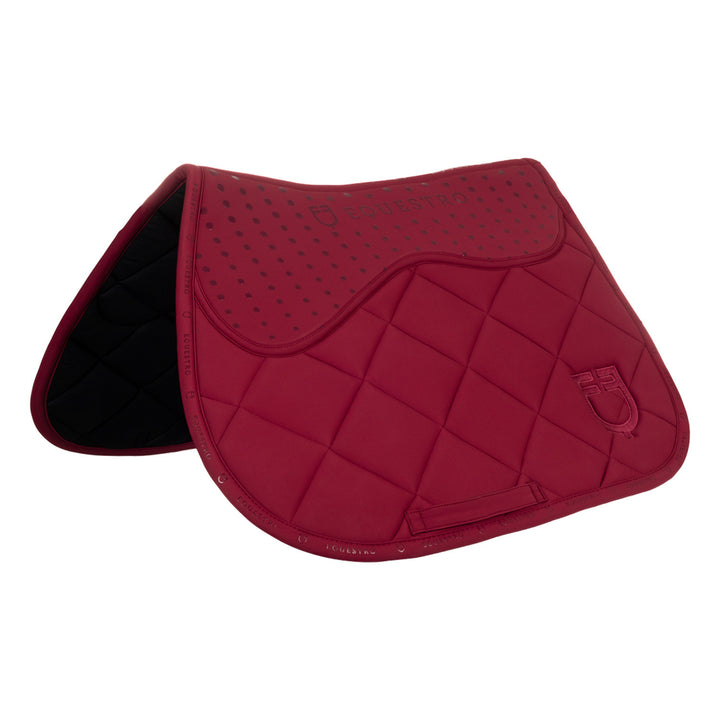 Silica Plus jumping saddle pad 191930 POMEGRANATE