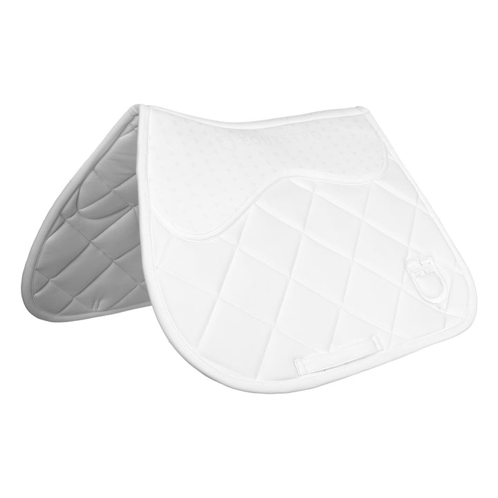 Silica Plus jumping saddle pad WHITE