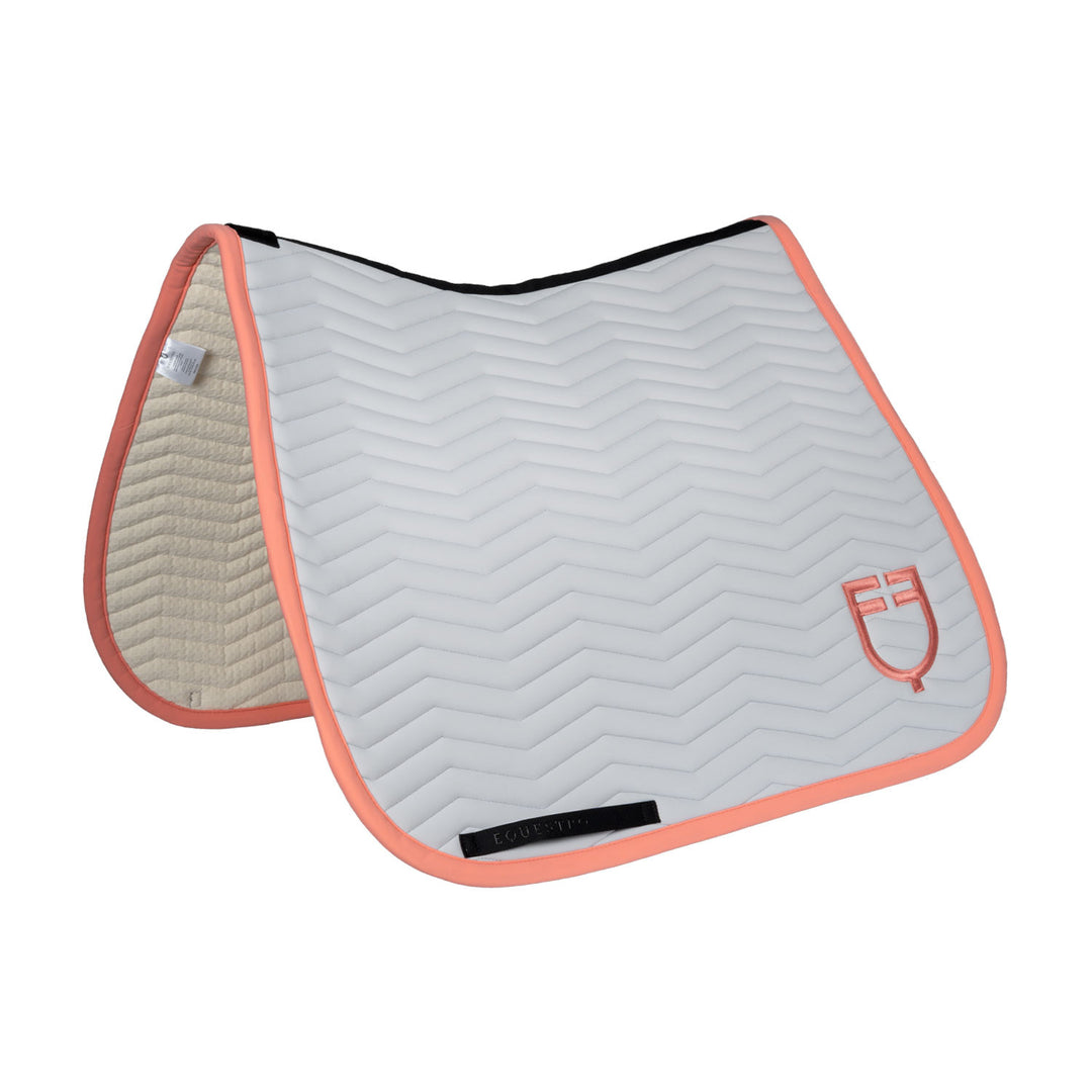 Wave Quilting dressage saddle pad in technical fabric