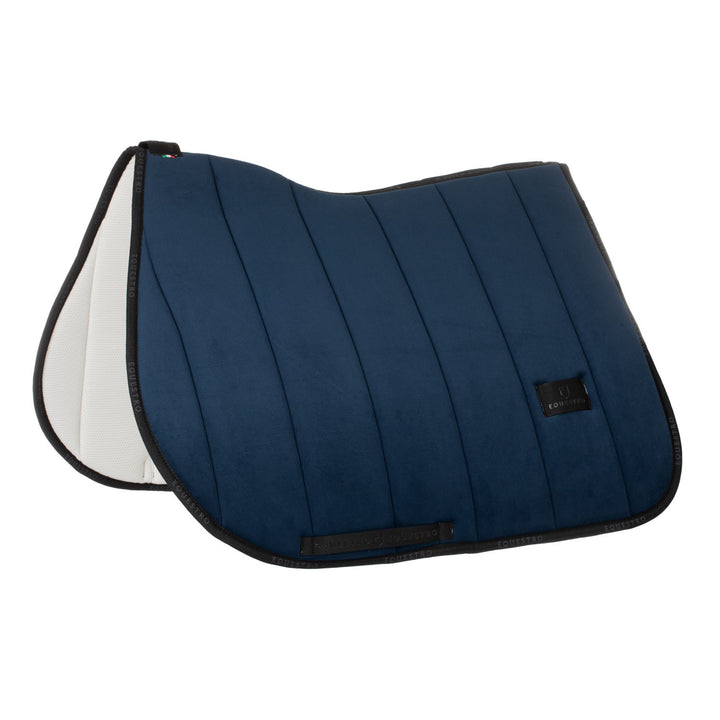 Jumping saddle pad Louvre technical fabric NAVY/BLACK